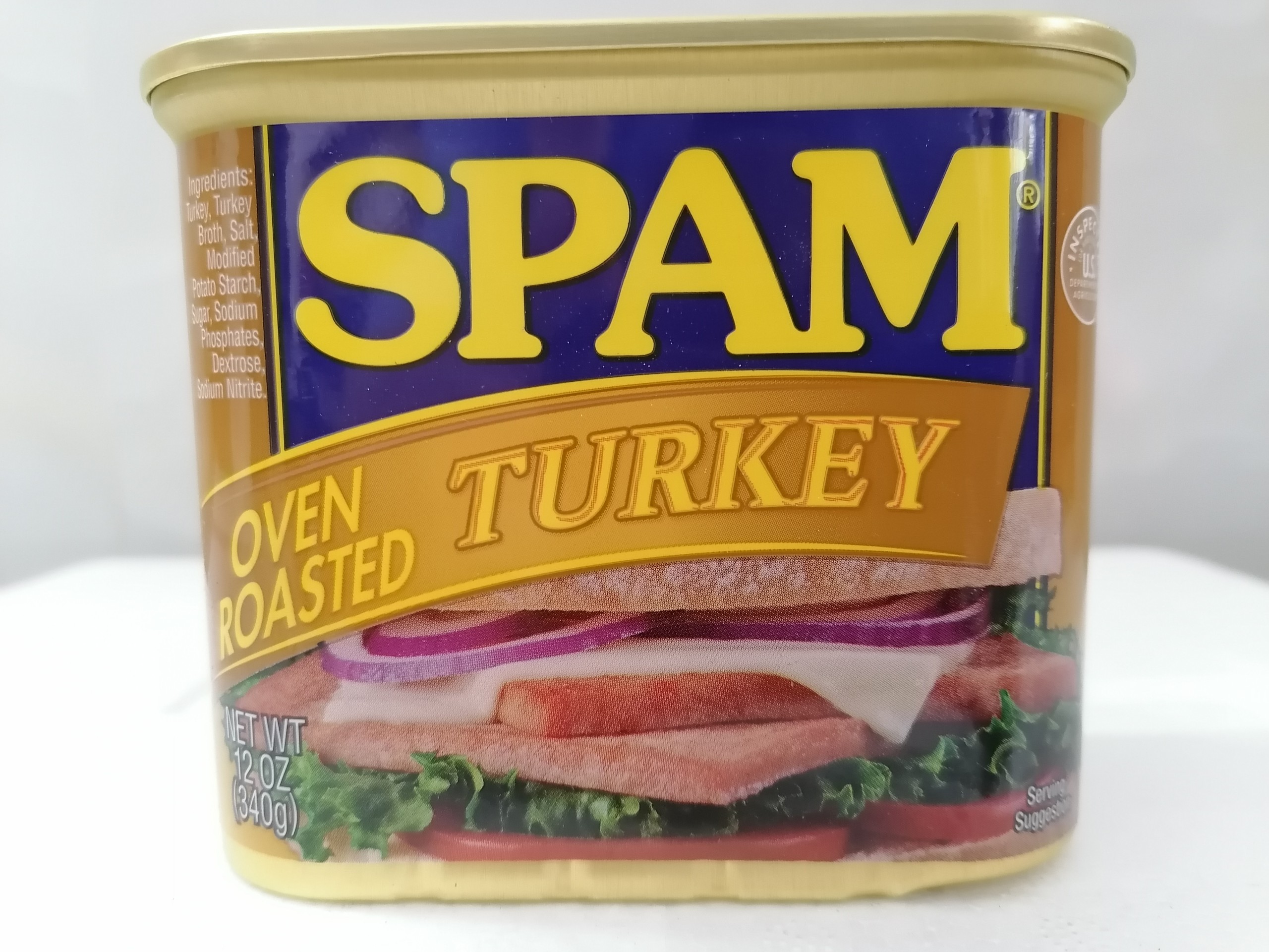 [340g – TURKEY] Thịt hộp Gà tây đút lò [USA] HORMEL SPAM Oven Roasted Turkey (ttdt-hk)