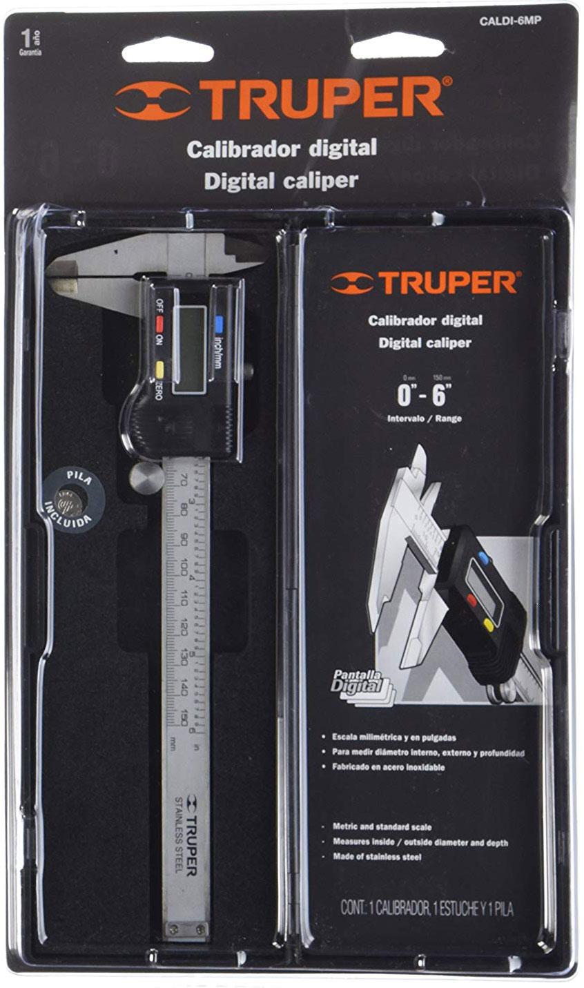 6" (150mm) Thước cặp điện tử Truper 14388 (CALDI-6MP)