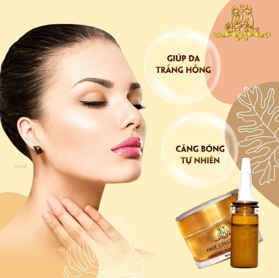 [ Chính hãng] Combo Kem Face Collagen X3 + Serum – Mờ nám Trắng da