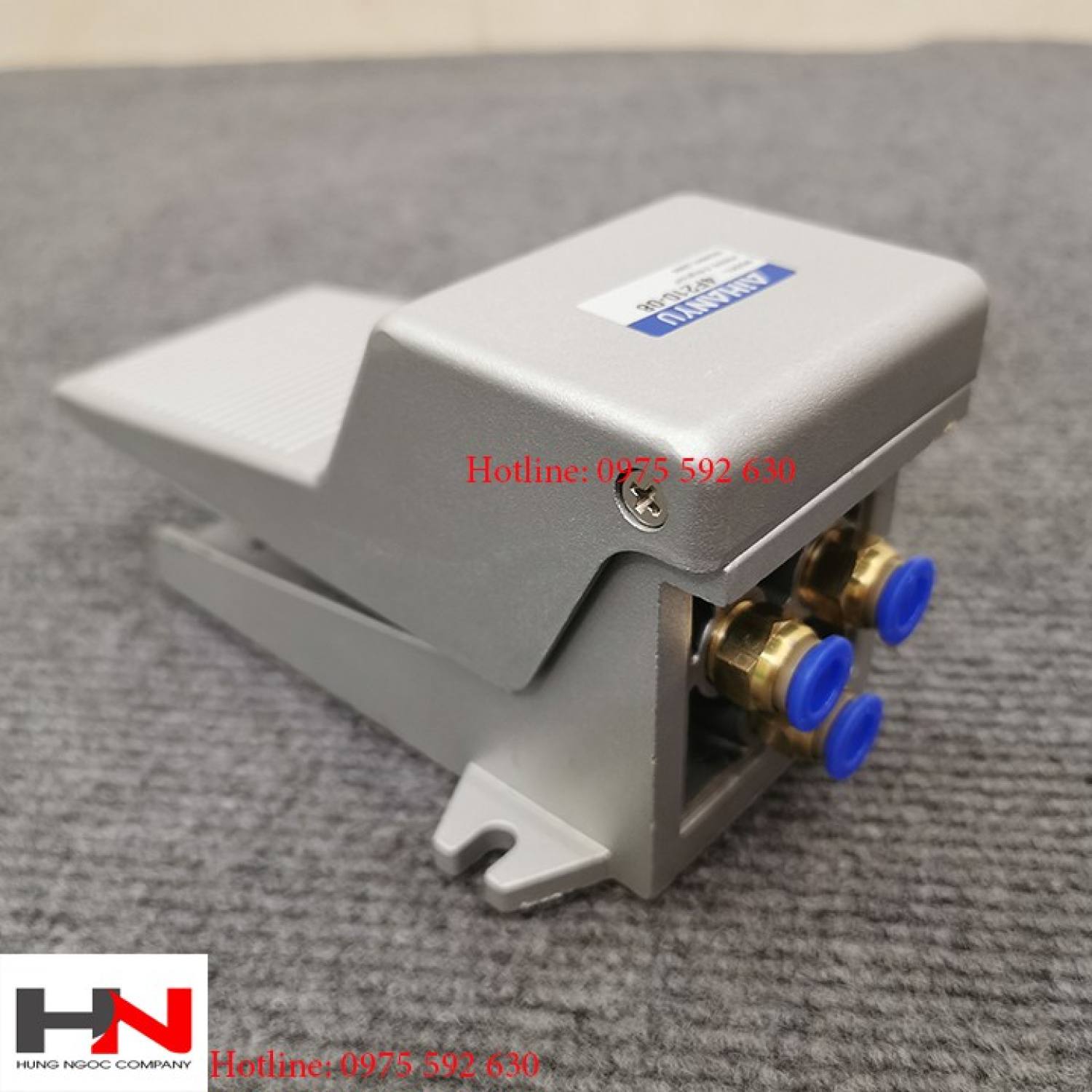 Van bàn đạp chân khí nén 4F210-08 đủ cút nối ống