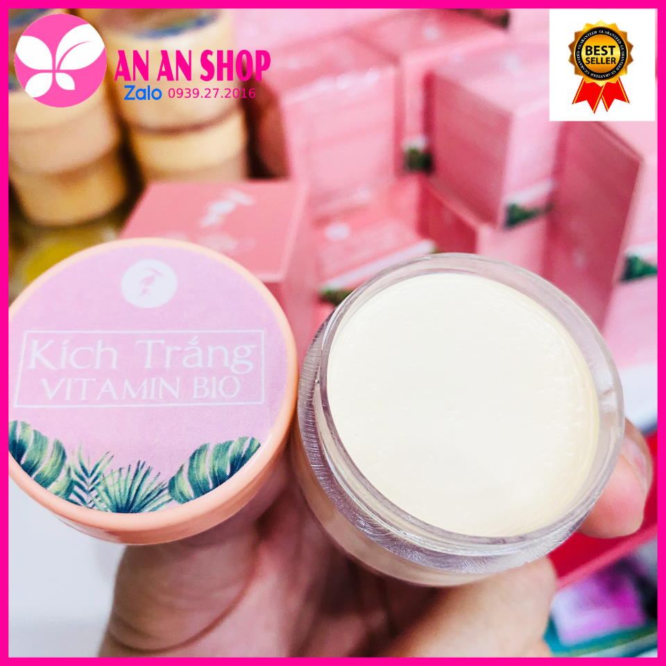 Kem kích trắng Vitamin B10 Mẫu mới 2024, Kích trắng da body và face hiệu quả