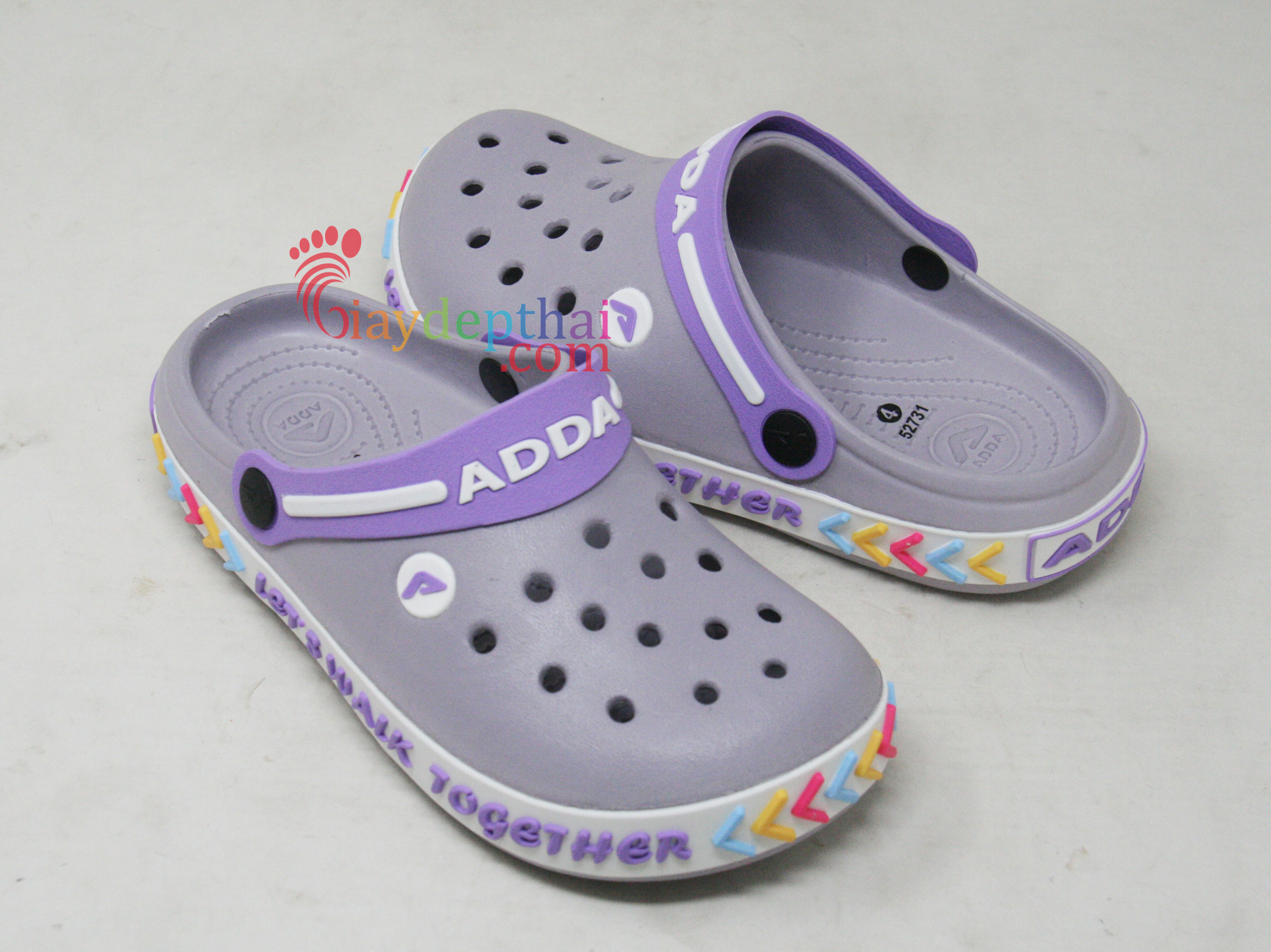 [HCM]Giày Sục Nhựa Nữ Thái Lan Adda 52731