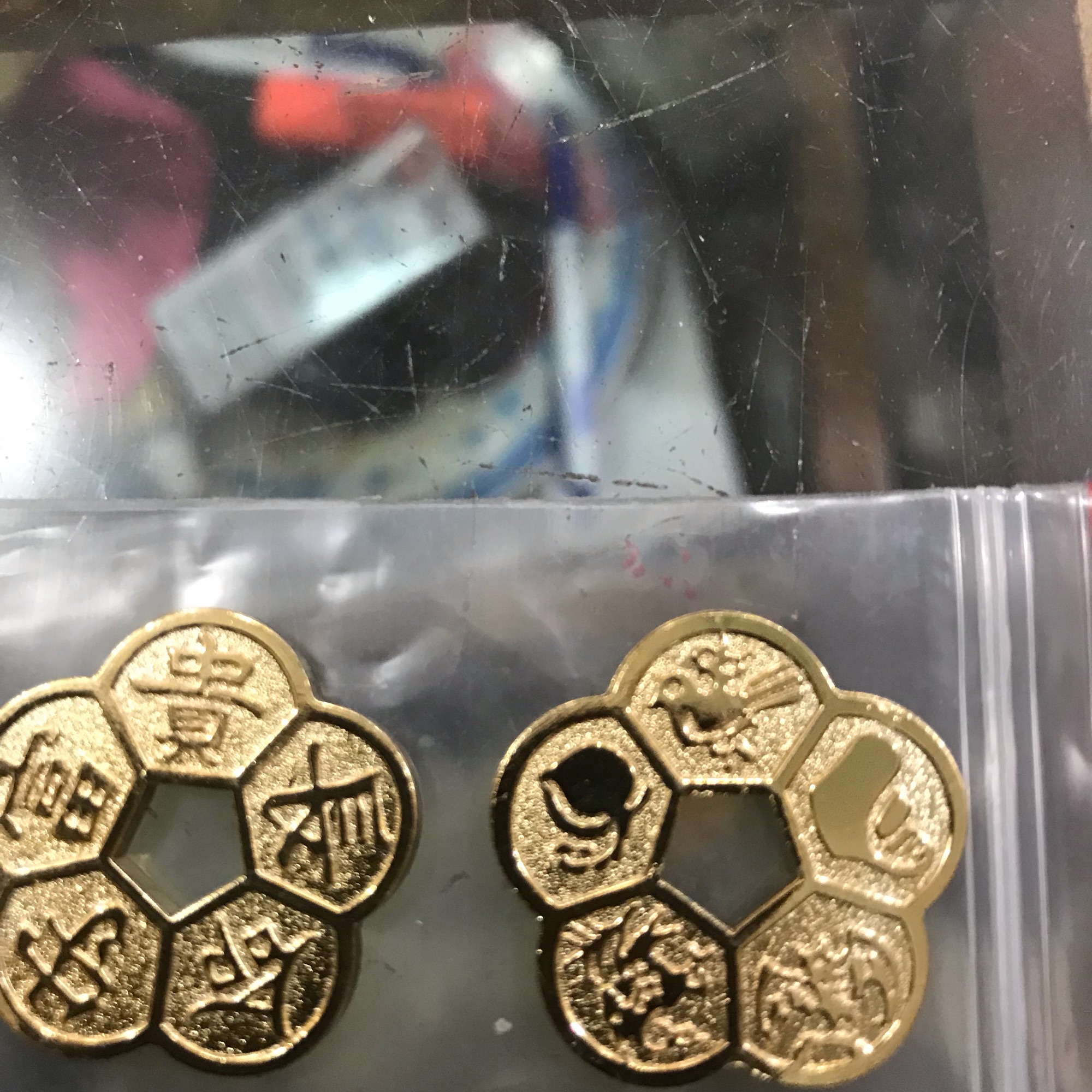 Đồng tiền hoa mai mạ vàng 24k