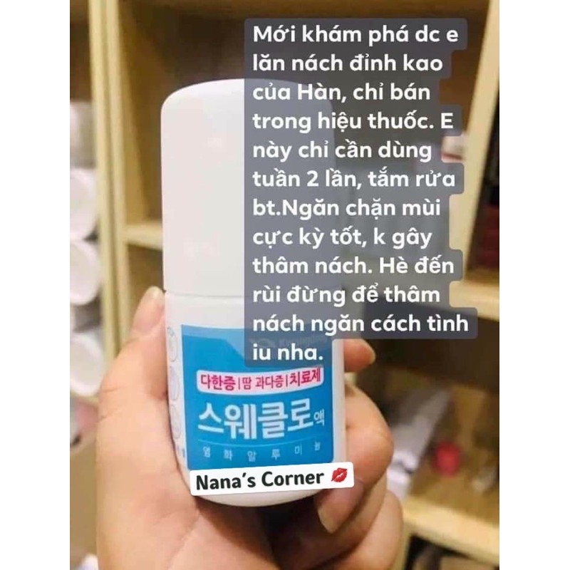 [HCM]Lăn Khử Mùi Driclor Hàn Quốc