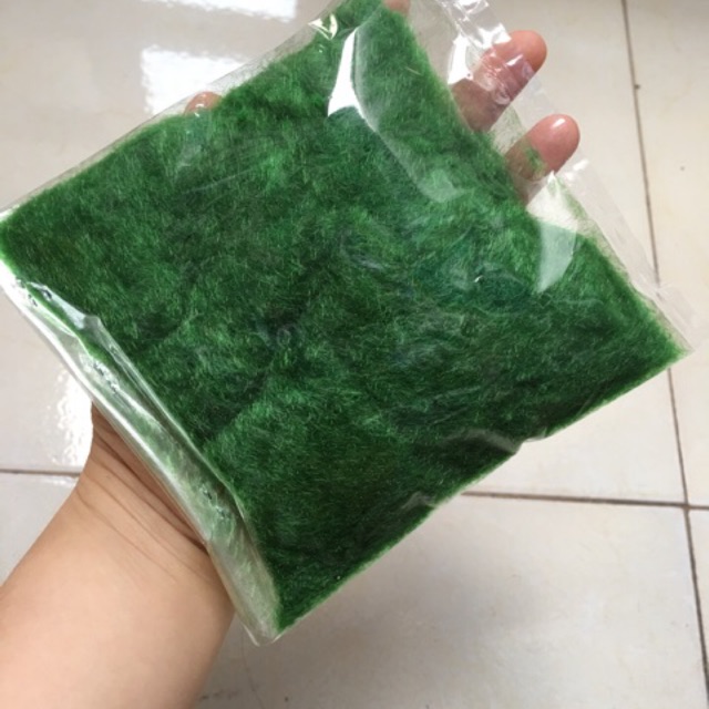 Bột rêu xanh làm thảm cỏ mô hình - sợi cỏ mô hình - cọ sợi rêu