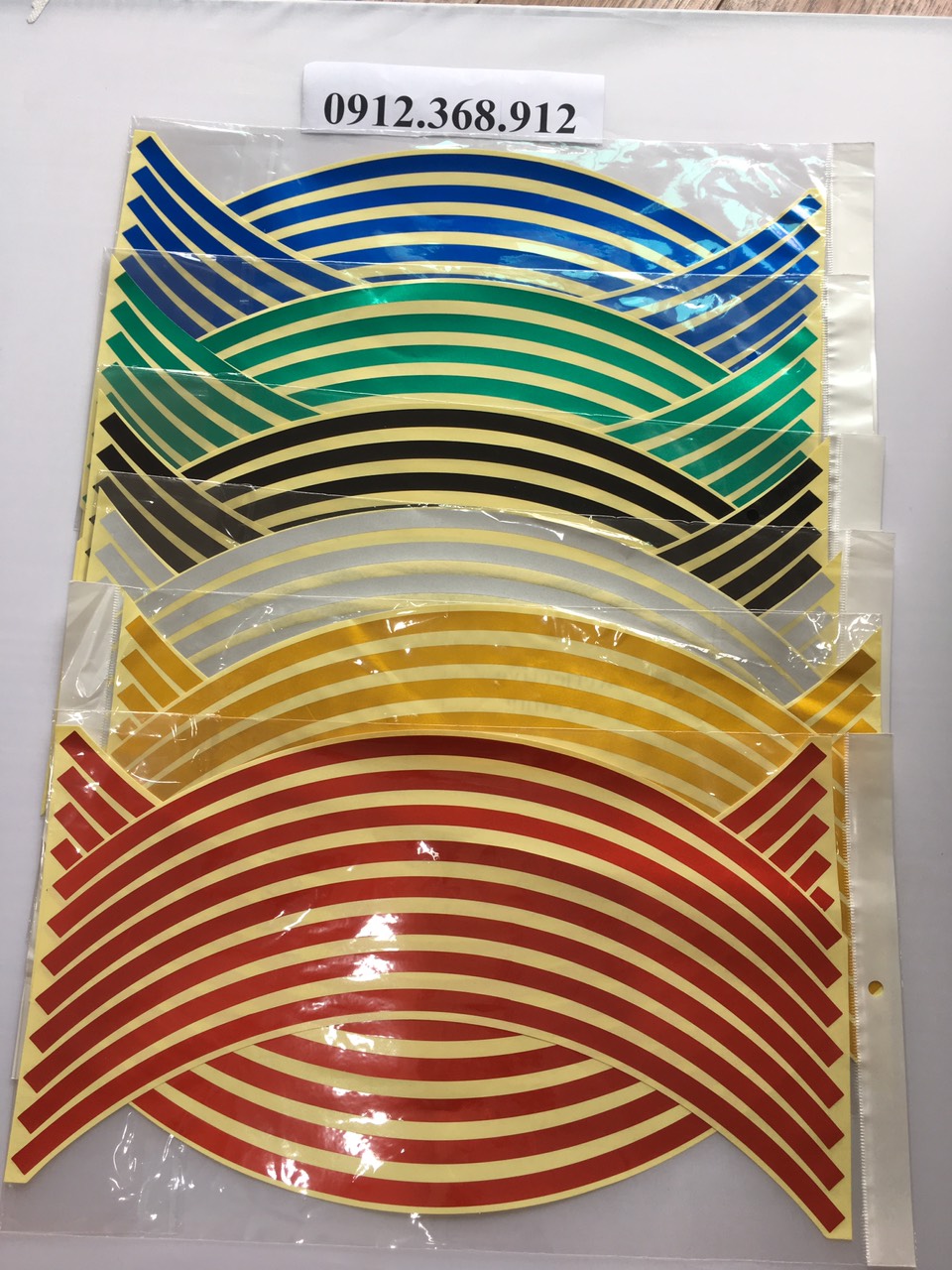 TEM CHỈ DÁN MÂM PHẢN QUANG ( LOẠI KHÔNG CHỮ )