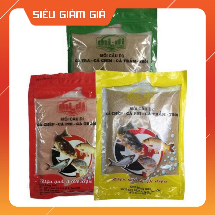 cám câu cá D1,D2,D3 - ĐỒ CÂU NGỌC HẢI
