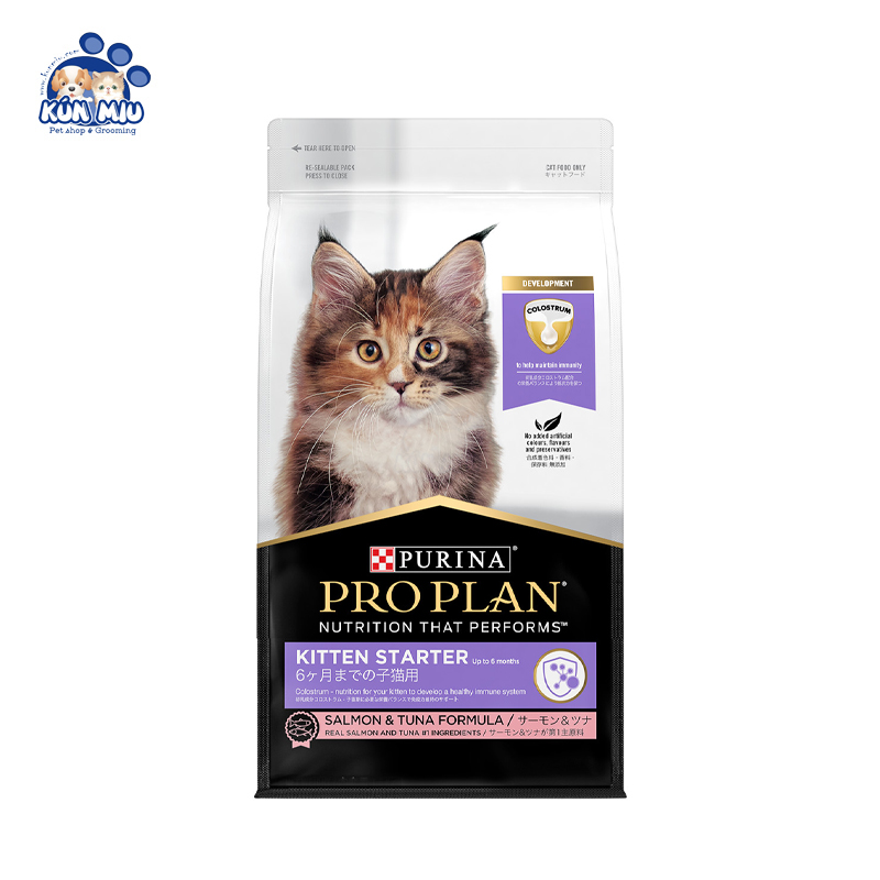 Hạt mèo Cao Cấp Purina Pro Plan Mèo con Mèo trưởng thành từ Gà Cá Hồi Kitten Babycat Starter Indoor bao 8kg