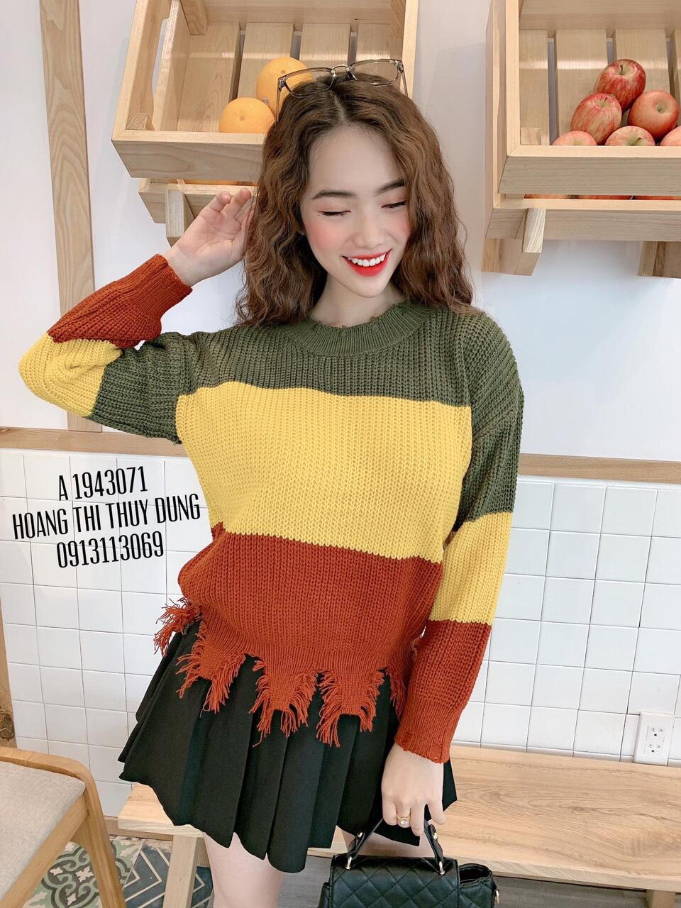 Áo len lai tua rua cực HOT