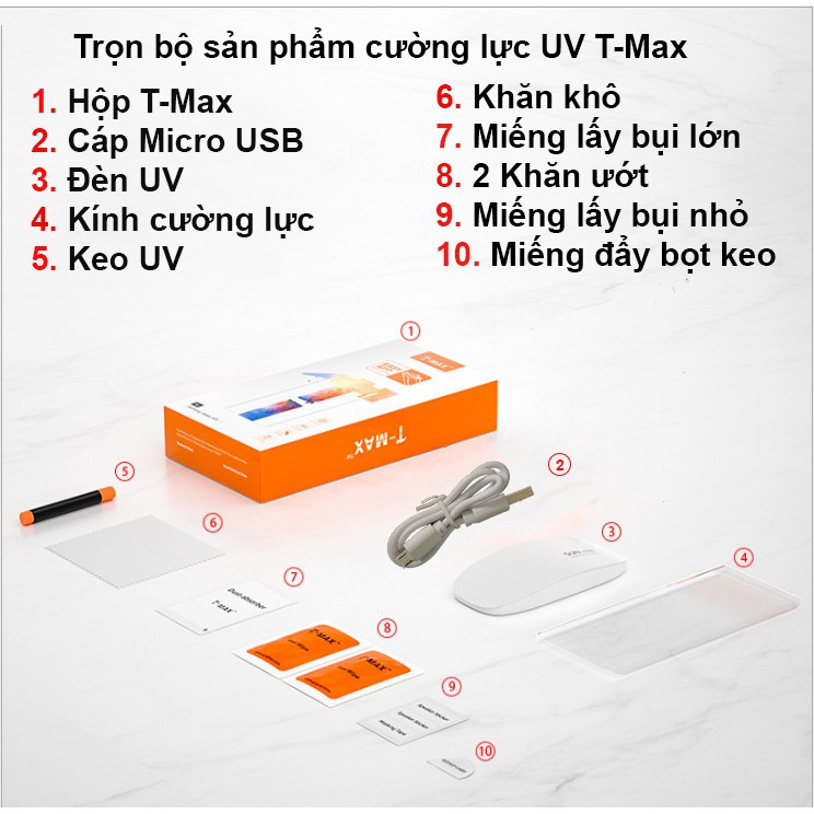 [HCM]Cường lực UV T-Max cho Samsung Note 20 Ultra