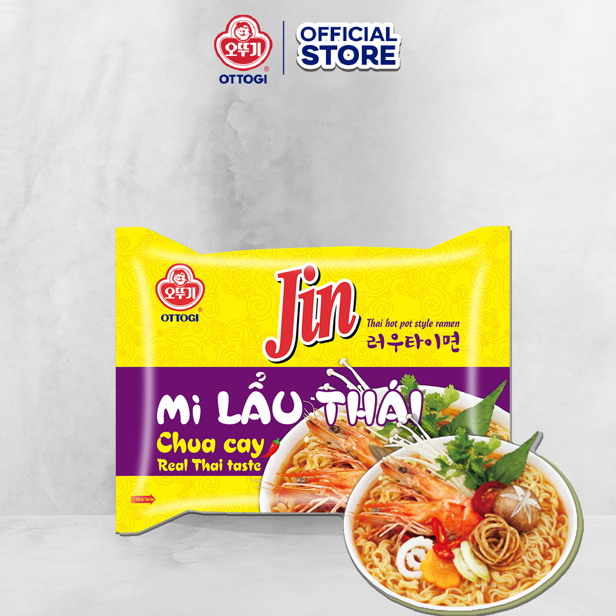 Combo 5 gói Mì Jin lẩu Thái Otoki 115g