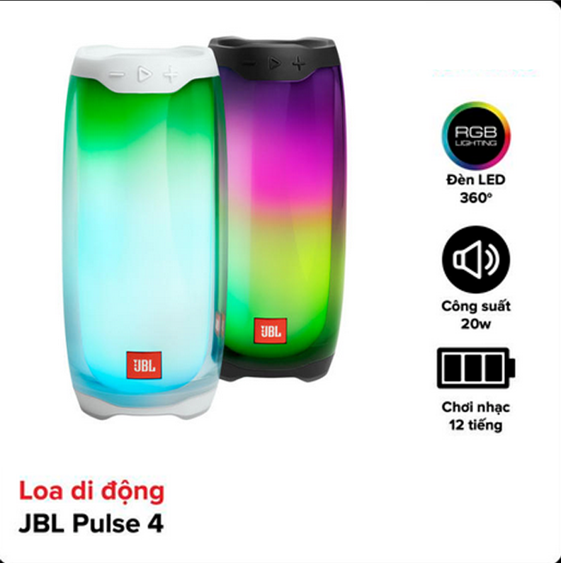 [HCM][HOT NEW] Loa Pulse 4Loa Bluetooth Jbl Pulse Loa Jbl Giá Rẻ Và Loa Jbl Cao Cấp Cực Hay Loa Bluetooth Jbl Pulse 4 Thiết Kế Cực Đẹp Nút Điều Khiển Dày Dễ BấmÂm Thanh Vượt TrộiÂm Thanh Khủng Liên Tục 12hBh 12 Tháng