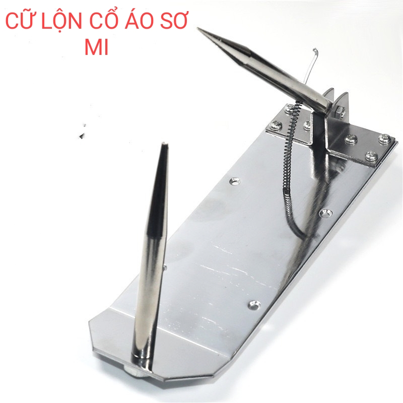 Cữ Lộn cổ áo Sơ Mi (không bao gồm dây xích và bàn đạp), Cữ măng séc, góc nhọn, Hàng loại 1