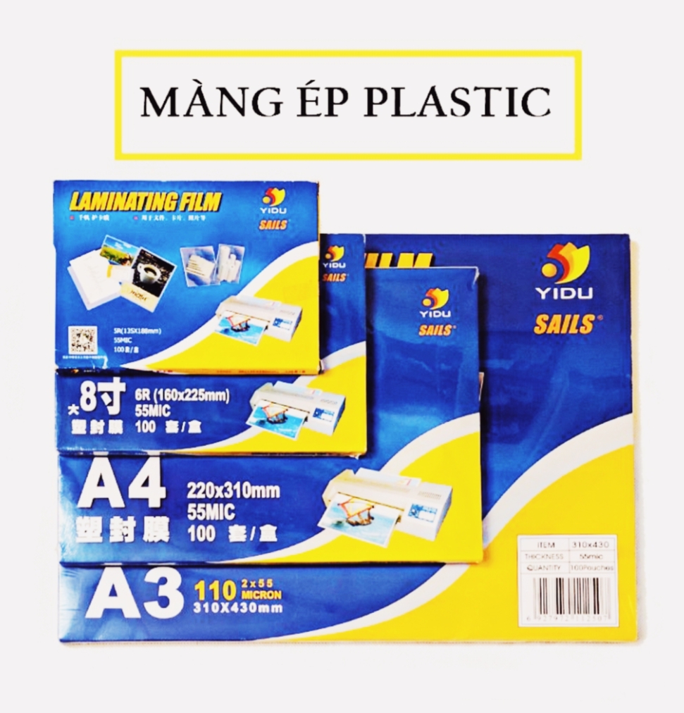 [HCM]MÀNG ÉP PLASTIC KHỔ A4