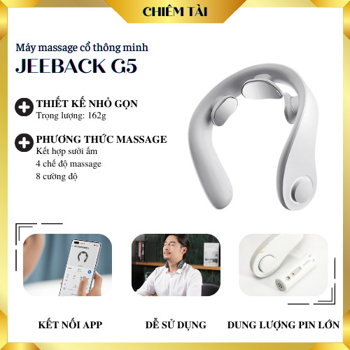 [HCM]Máy massage cổ thông minh Jeeback G5