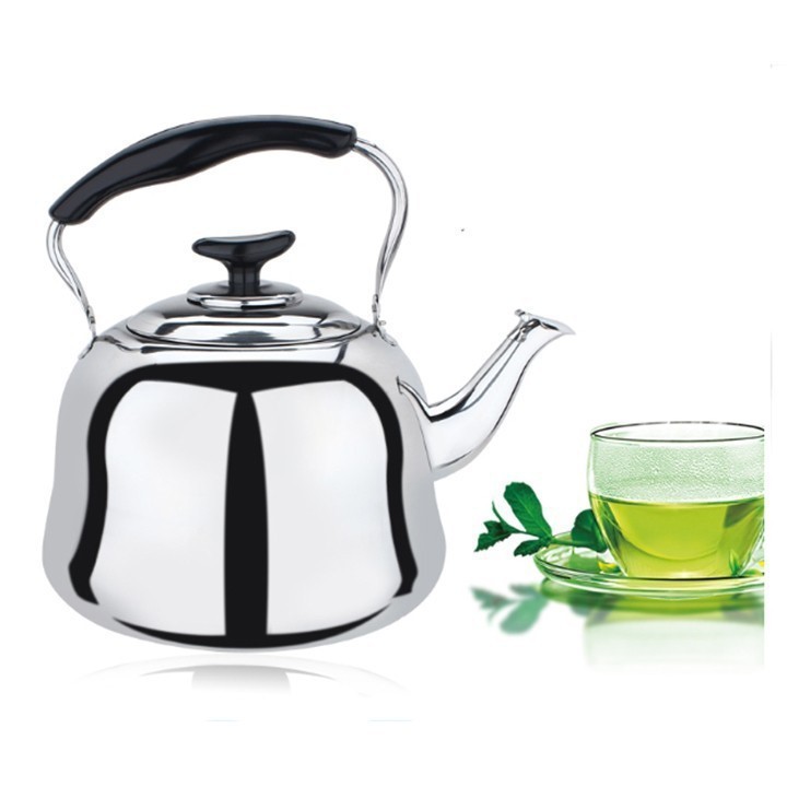 [DÙNG ĐƯỢC BẾP TỪ] Ấm đun nước inox dung tích 4 lít và 5L quai xách bọc chống nóng dùng được bếp từ cao cấp