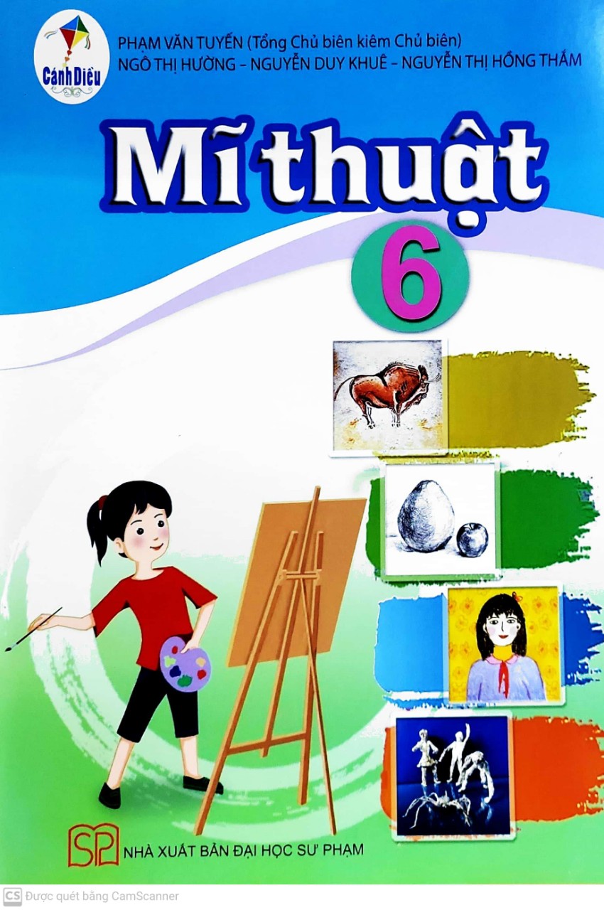 Sách - Mĩ thuật 6 - Cánh diều (bán kèm 1 tẩy)