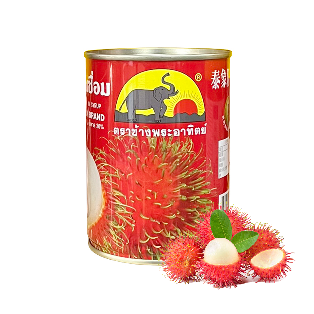 Chôm Chôm Thái Lan Con Voi hộp 565g (Lon Giấy)