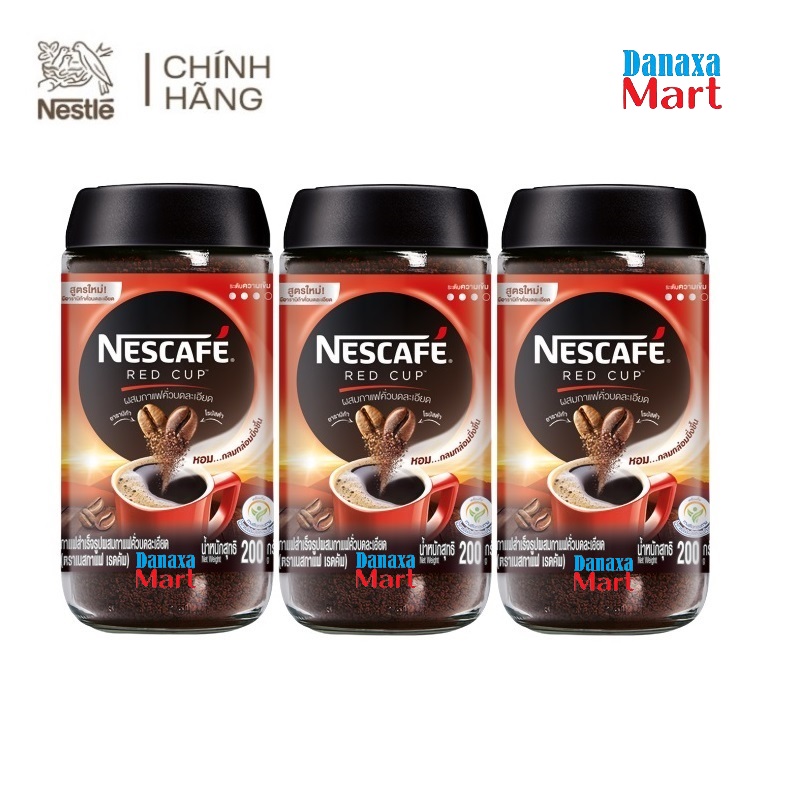 Nescafé Cà phê hòa tan kết hợp cà phê rang xay Red Cup (Hũ 200g)