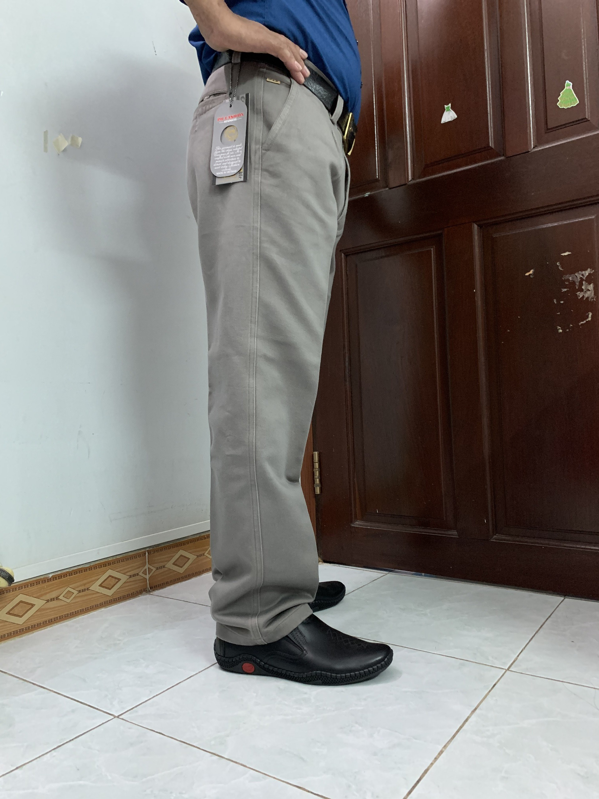 [HCM]Quần kaki trung niên cao cấp xếp ly