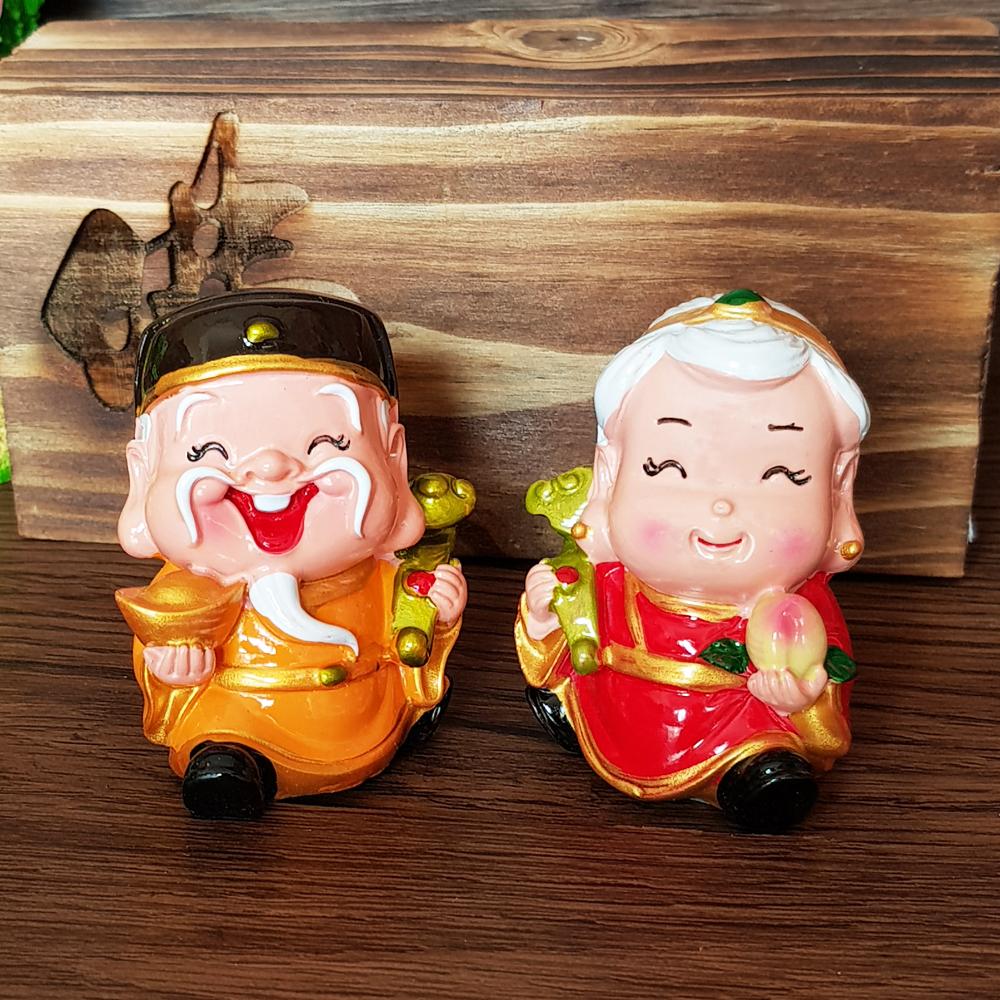 Tượng chibi bộ đôi Thổ Địa 6cm