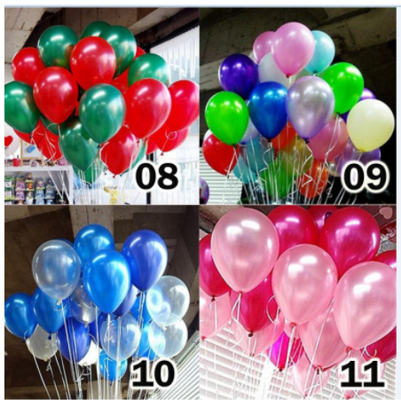 [HCM] Combo 30 quả bóng nhũ 10 " ( loại 1)