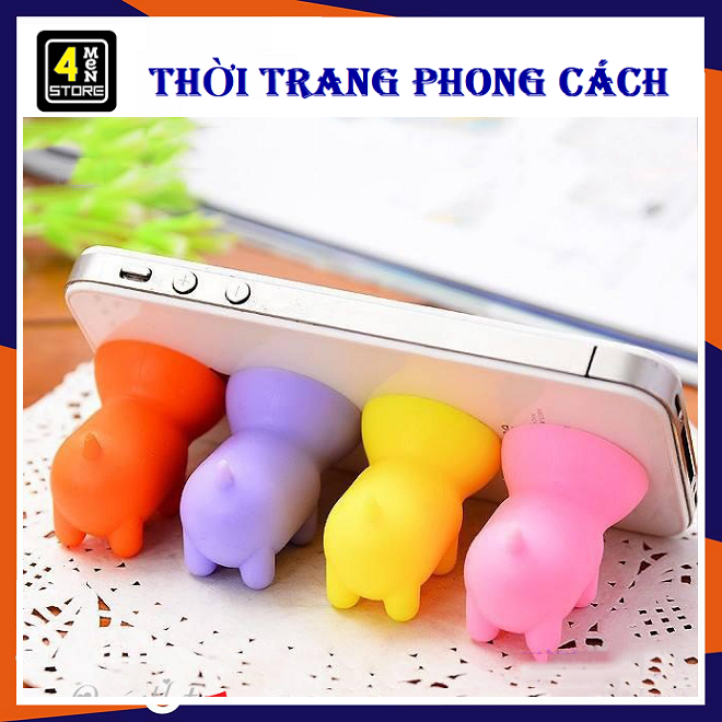 [HCM]⚡ Giá Sỉ ⚡ Combo 3  Giá Đỡ Điện Thoại Đế Hít Hình Con Heo Nhỏ MOA - Dụng Cụ Để Điện Thoại Hình Chú Heo Con Siêu Xinh - Siêu Chắc