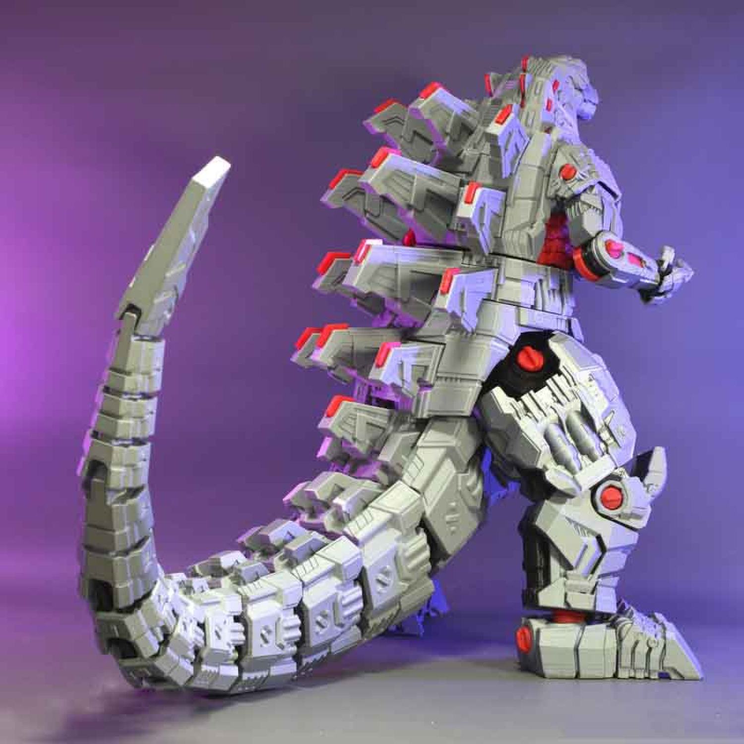 File in 3d atomic dragon mecha godzilla