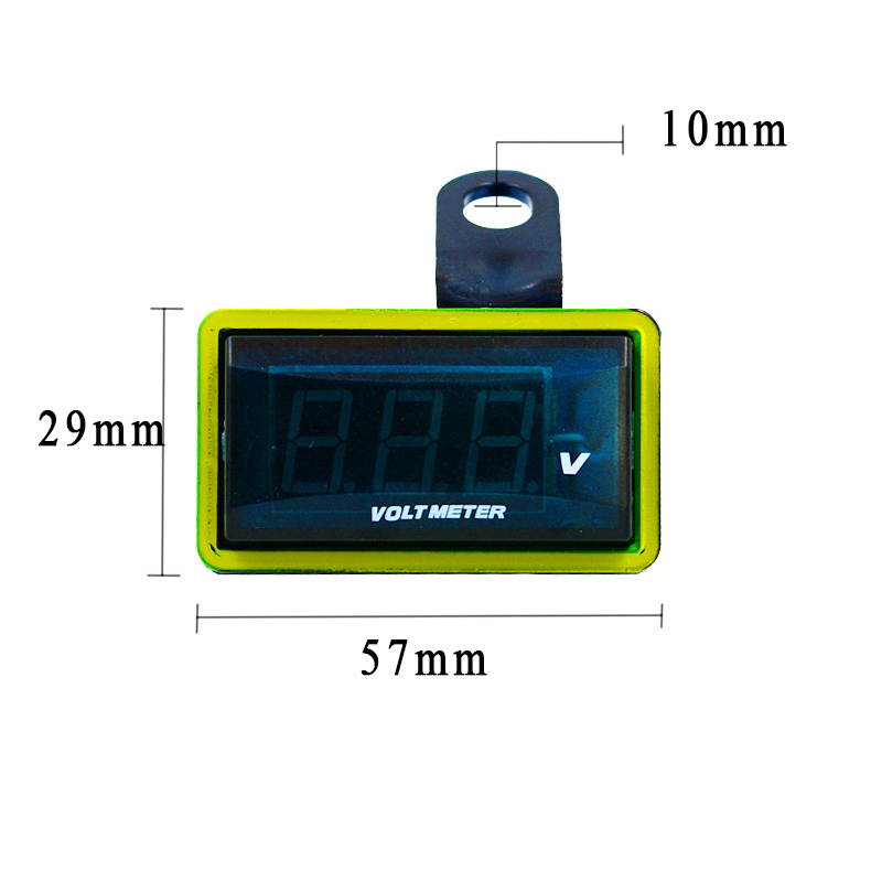 [HCM]Đồng Hồ Đo Volt Ắc Quy Có Pat Chân Gương
