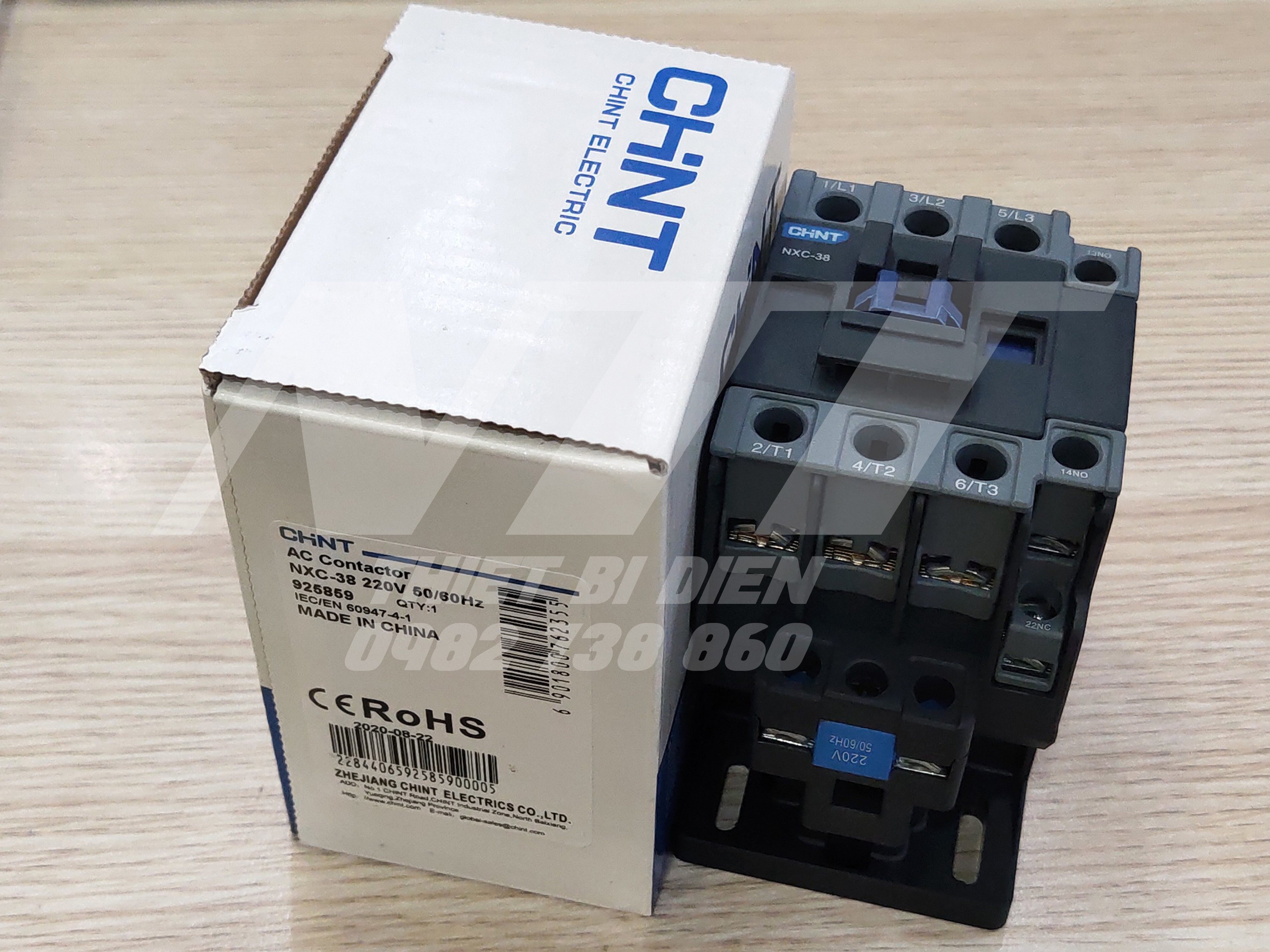 Contactor khởi động từ 38a nxc-38 chint