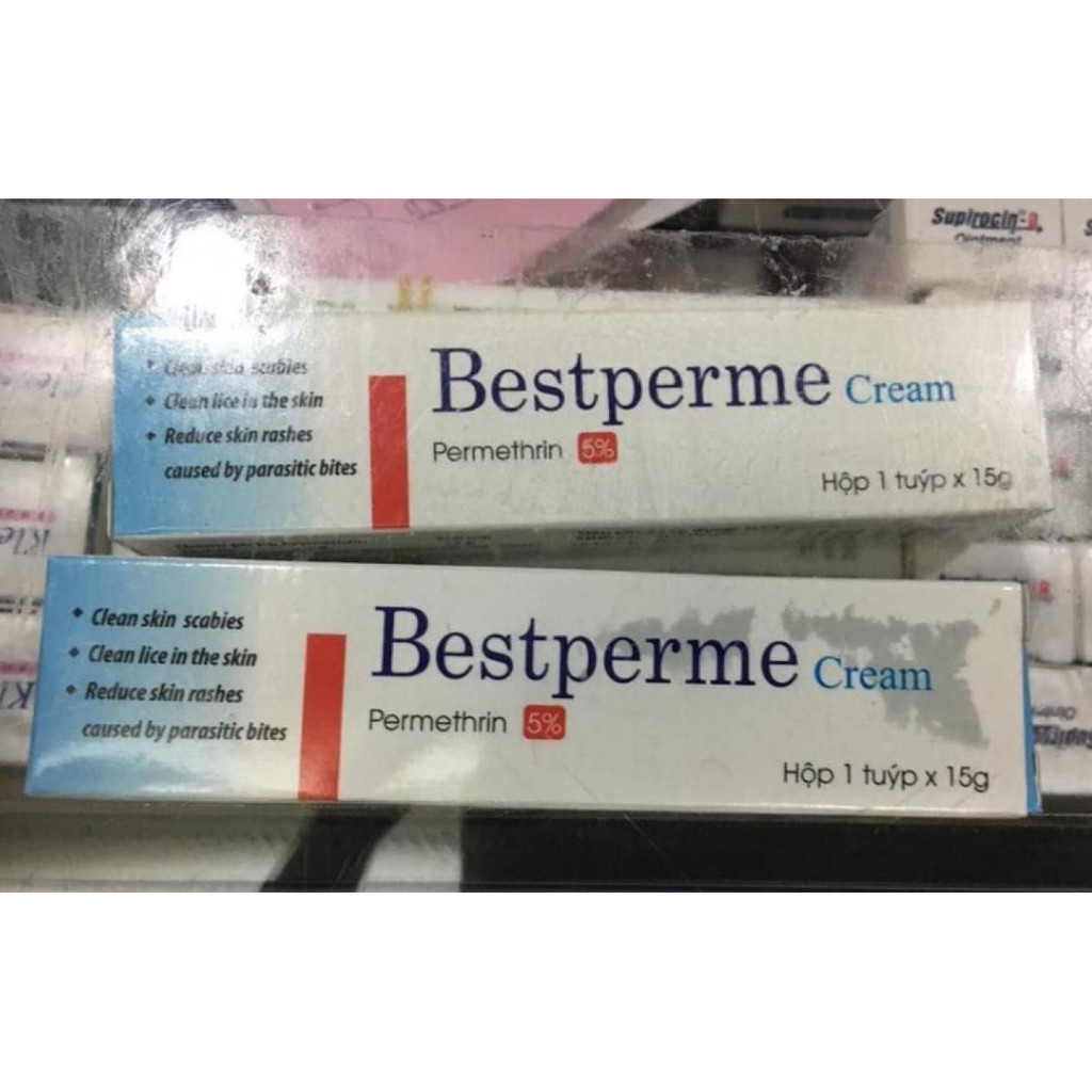 Bestperme cream 15g - giam ghẻ hiệu quả