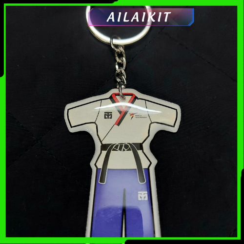 {Móc Khóa Taekwondo Hình Võ Phục} nhựa dẻo đủ màu siêu cute Ailaikit