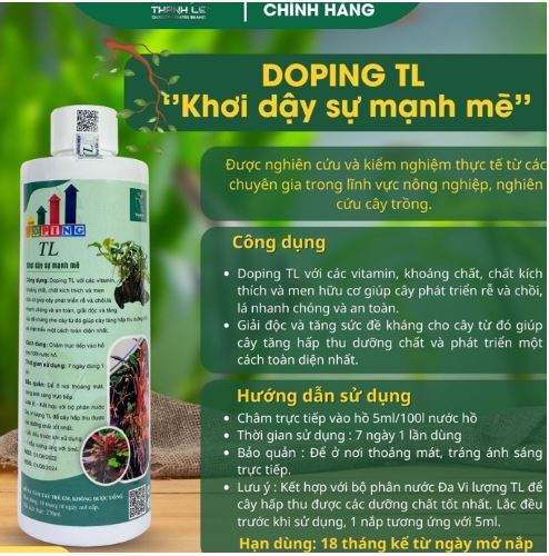 Doping TL - Hỗ Trợ Cây Thủy Sinh Phát Triển