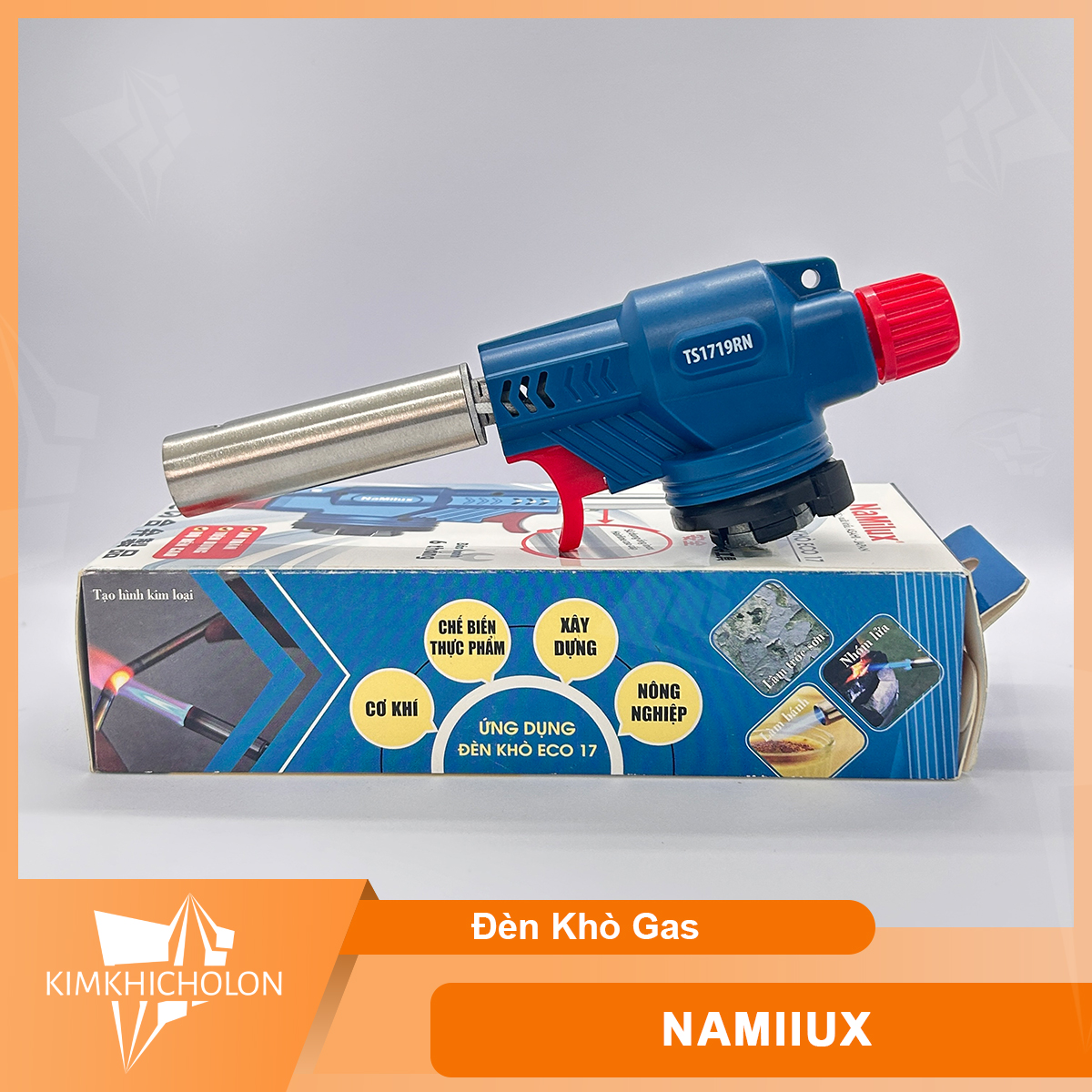 Đèn Khò Gas NaMilux TS1719RN - Chính Hãng