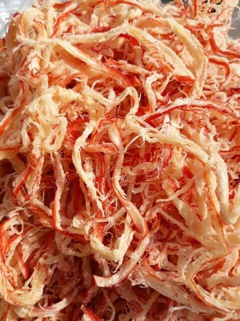 [HCM]Mực hấp nước dừa xé sợi hũ 300g