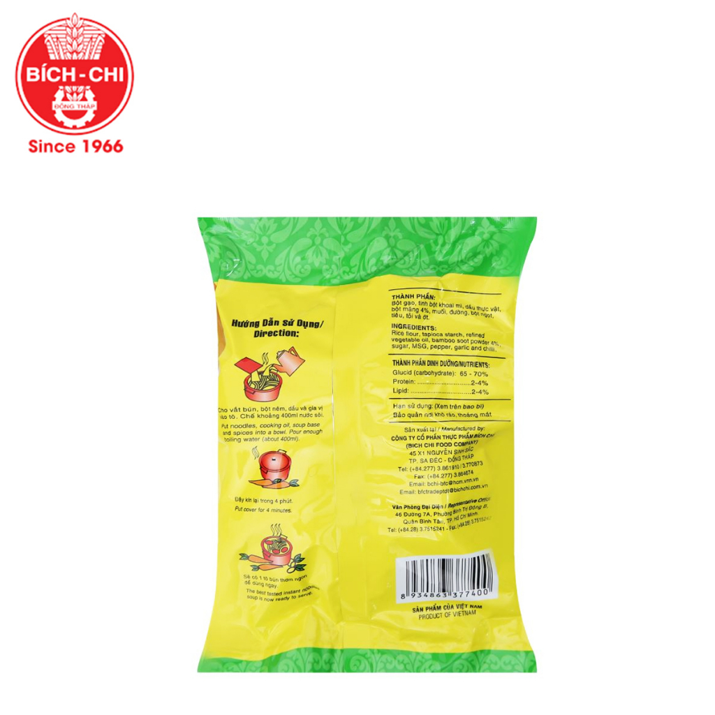 Bún Măng Chay Ăn Liền Bích Chi | Thùng 30 Gói