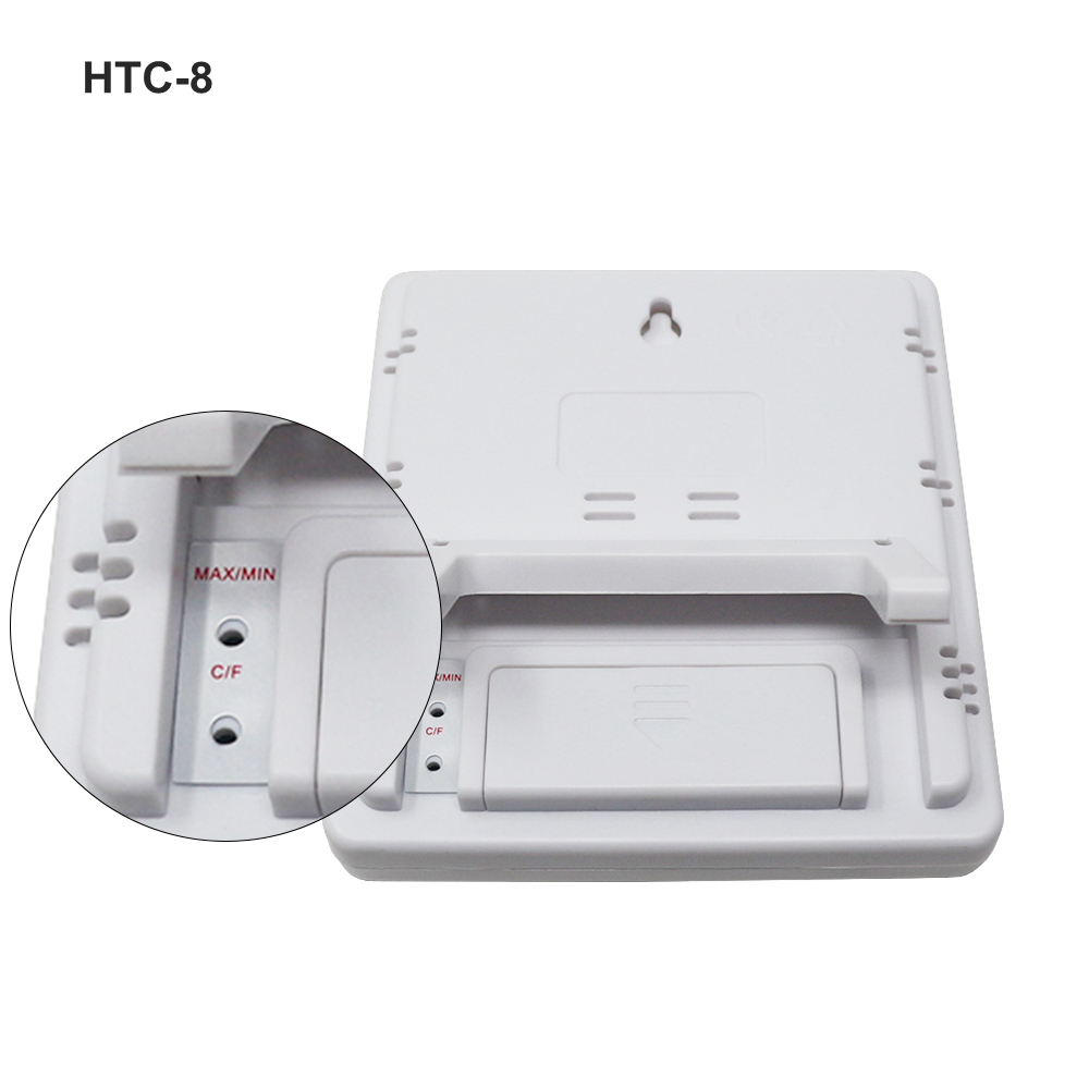 Đồng hồ đo độ ẩm và nhiệt độ HTC-1 (Trắng).