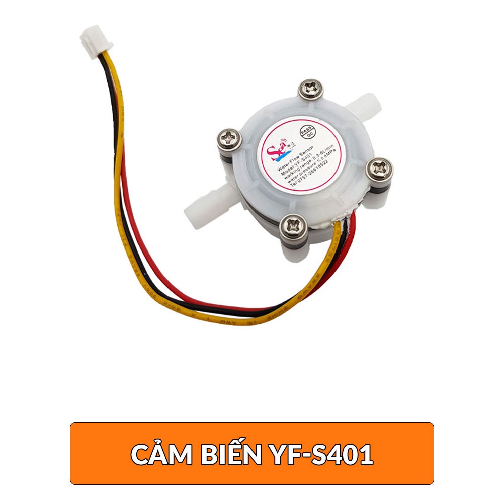 Cảm biến lưu lượng nước máy pha chế YF-S402B | YF-S401 | YF-S201 | DN15 ...