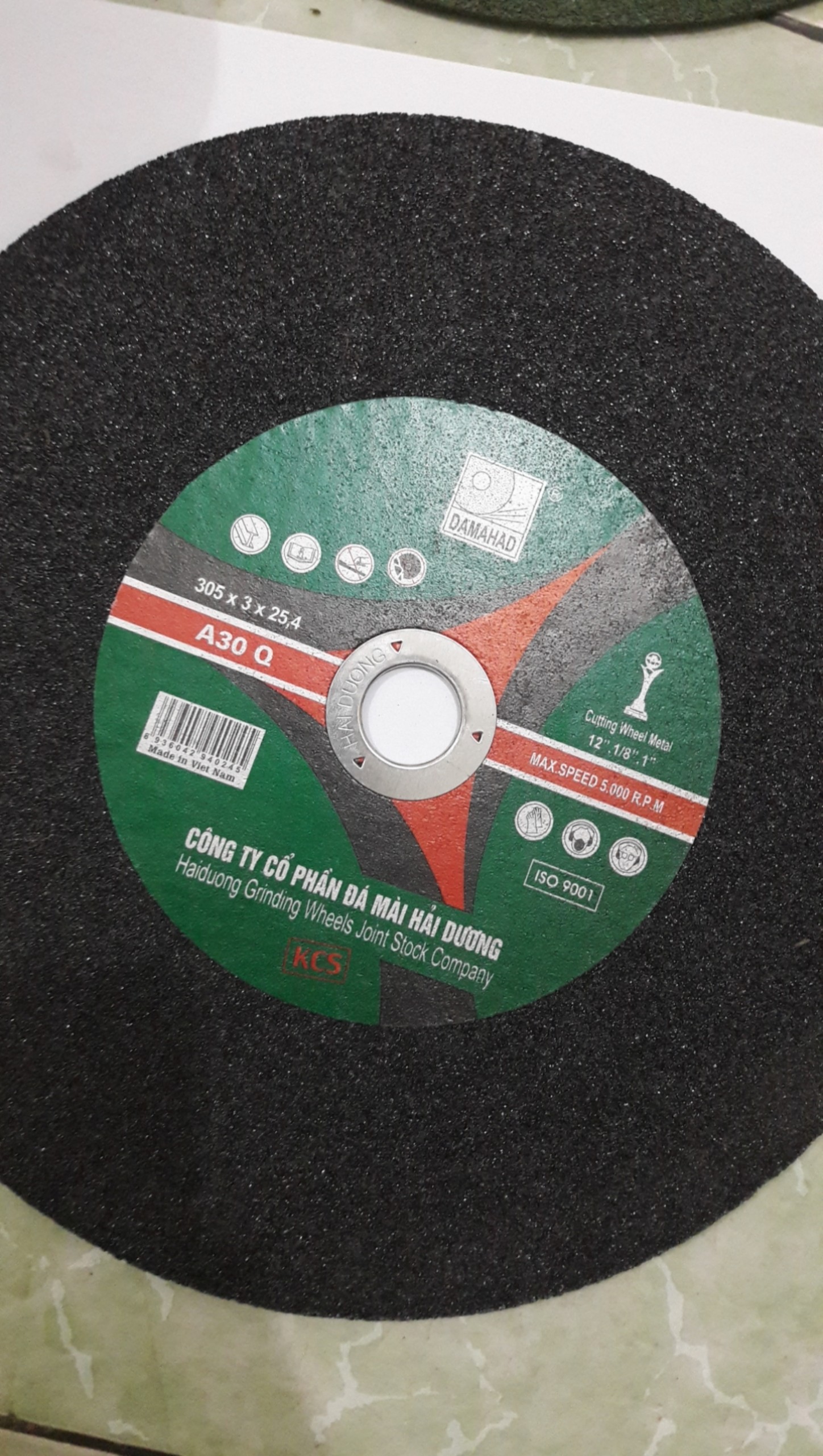ĐÁ CẮT SẮT 305mm DAMAHAD LOẠI TỐT