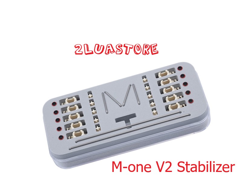 Bộ Stab M One V2 PCB Mount Screw in cho mạch 1.2mm | Thanh Cân Bằng Cho Bàn Phím Cơ