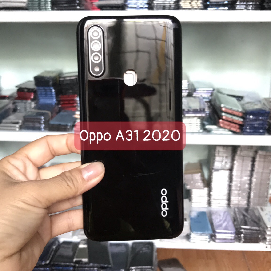 Bộ vỏ sườn oppo a31 2020 -kèm kính camera,nút bấm