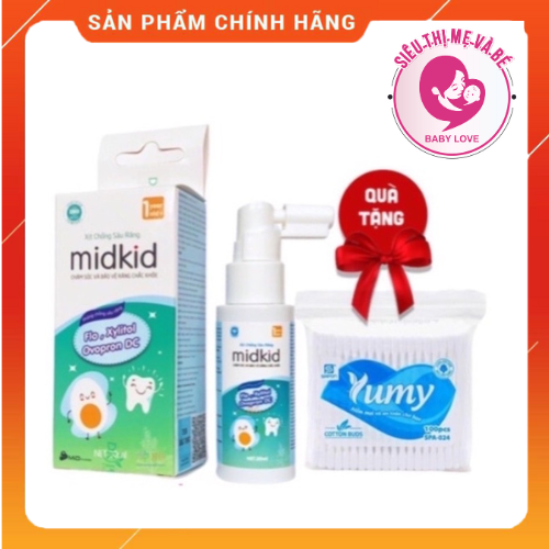 Midkid Anti-Cavity Spray 30ml Bottle