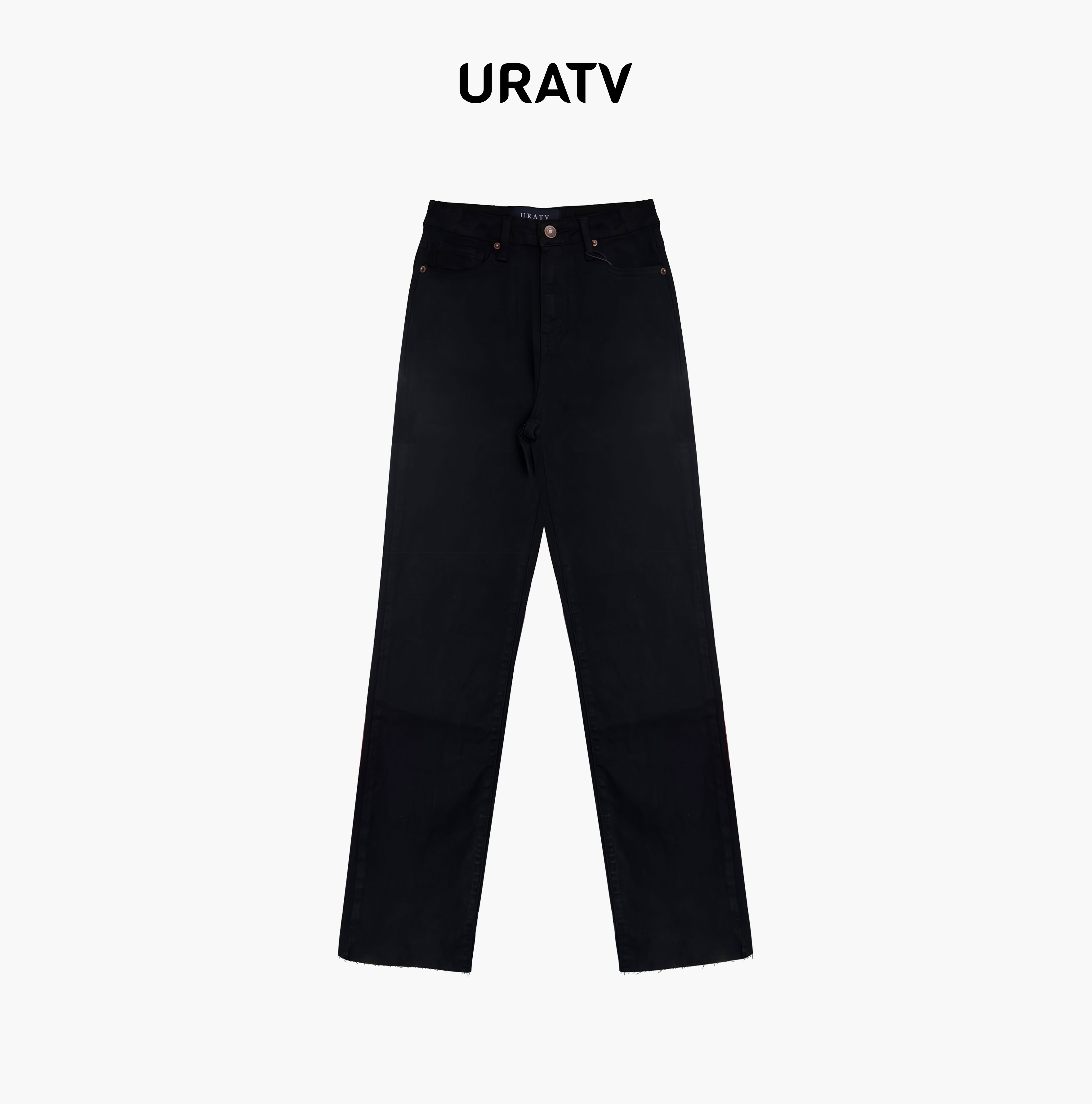 Quần jeans ống đứng basic trơn line cắt URATV