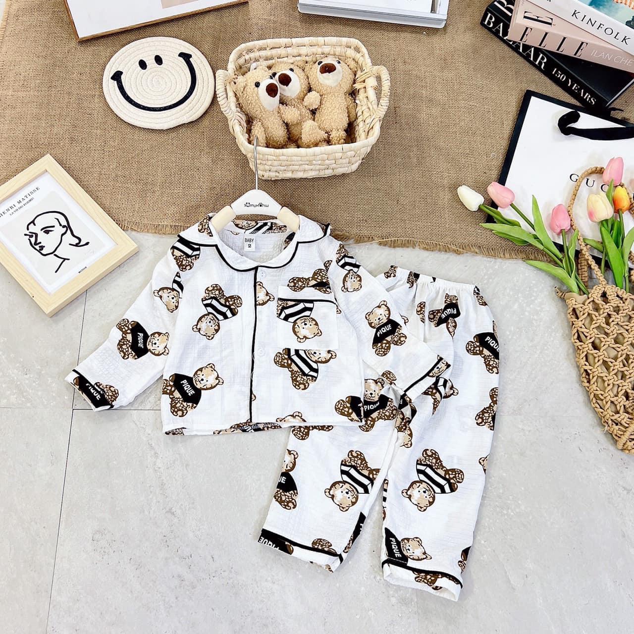 bộ pijama cho bé siêu dễ thương