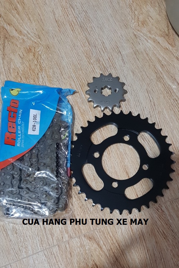 Bộ sên nhông dĩa RECTO gắn DREAM/ WAVE/ SIRIUS