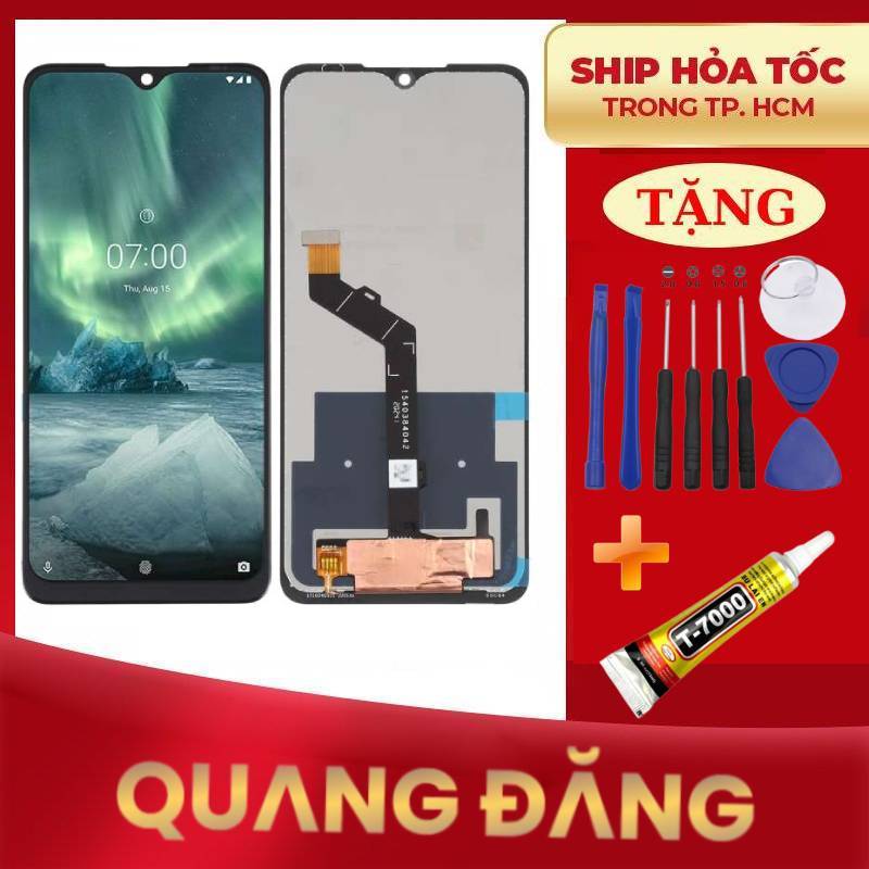 Bộ màn hình nokia 7.2 /nokia 6.2 /nokia 6.3 tặng keo dán và bộ sửa 9 món