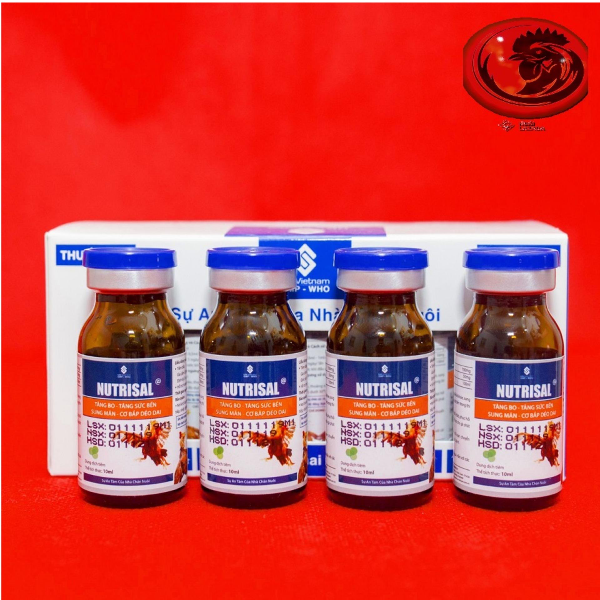 COMBO 4 LỌ NUTRISAL TĂNG BO - TĂNG CƠ CHO GÀ ĐÁ