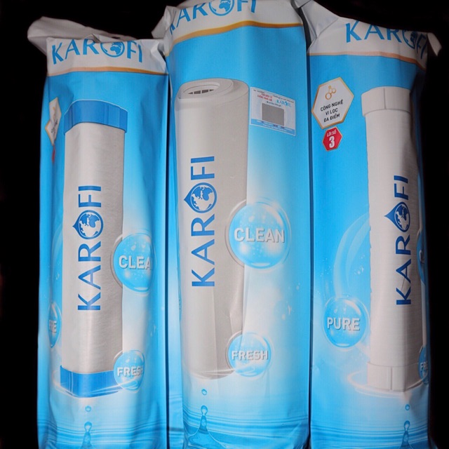 Lõi lọc thô số 123 Karofi mẫu mới 2026 - Chính hãng - Karofi Pro tăng gấp 2 công suất lọc