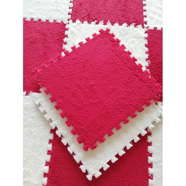 Thảm Xốp Ghép Mặt Lông Trải Sàn kt 30x30cm dày 1cm