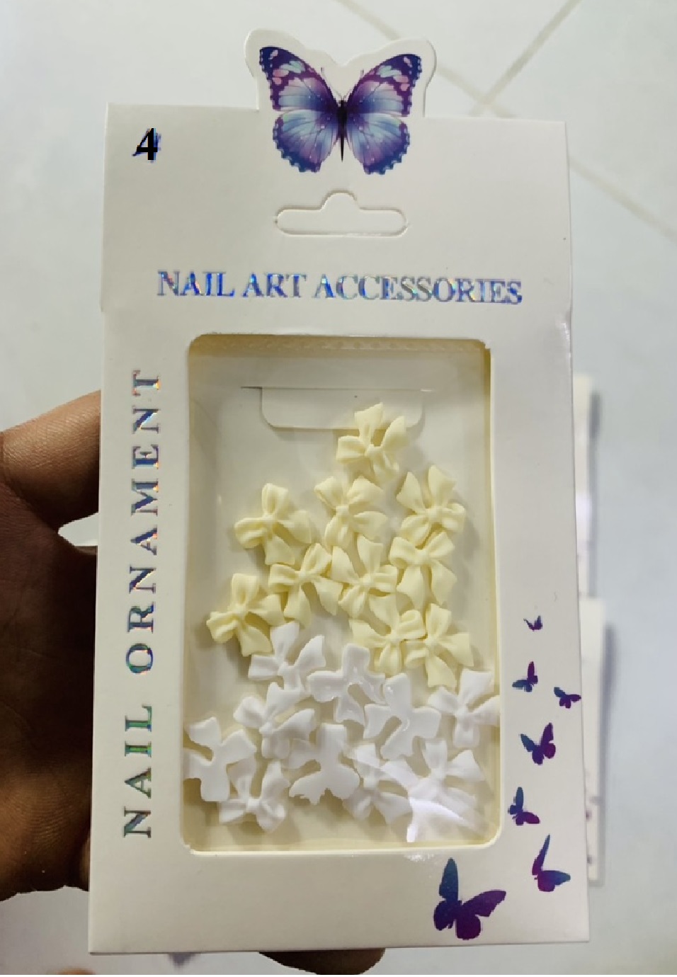 Charm nơ đính móng Nail siêu xinh